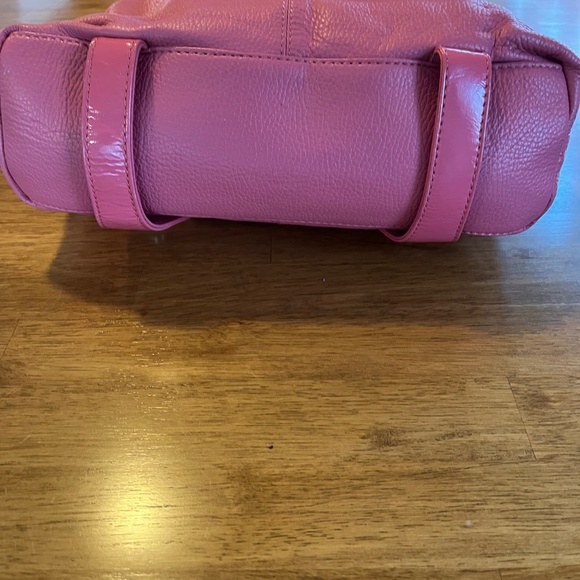 Michael Rome Designs Pink Leather Satchel - Picture 4 of 8